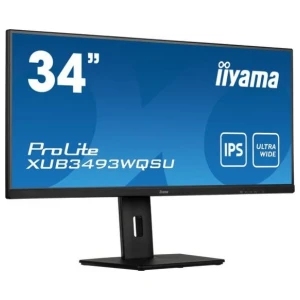 iiyama ProLite XUB3493WQSU-B5 34" | 3440x1440 UWQHD IPS | 75Hz | 4ms | 21:9 Ultrawide | USB-Hub | Monitor | RENEWED