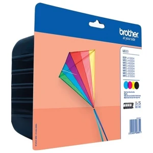 Brother LC-223VALBPDR | Originele Zwart, Cyaan, Magenta, Geel Inktcartridges | Multipack