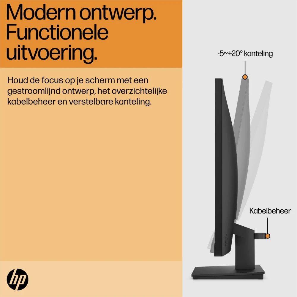 HP V27i G5 27" | 1920x1080 IPS | 75Hz | Monitor - Afbeelding 4