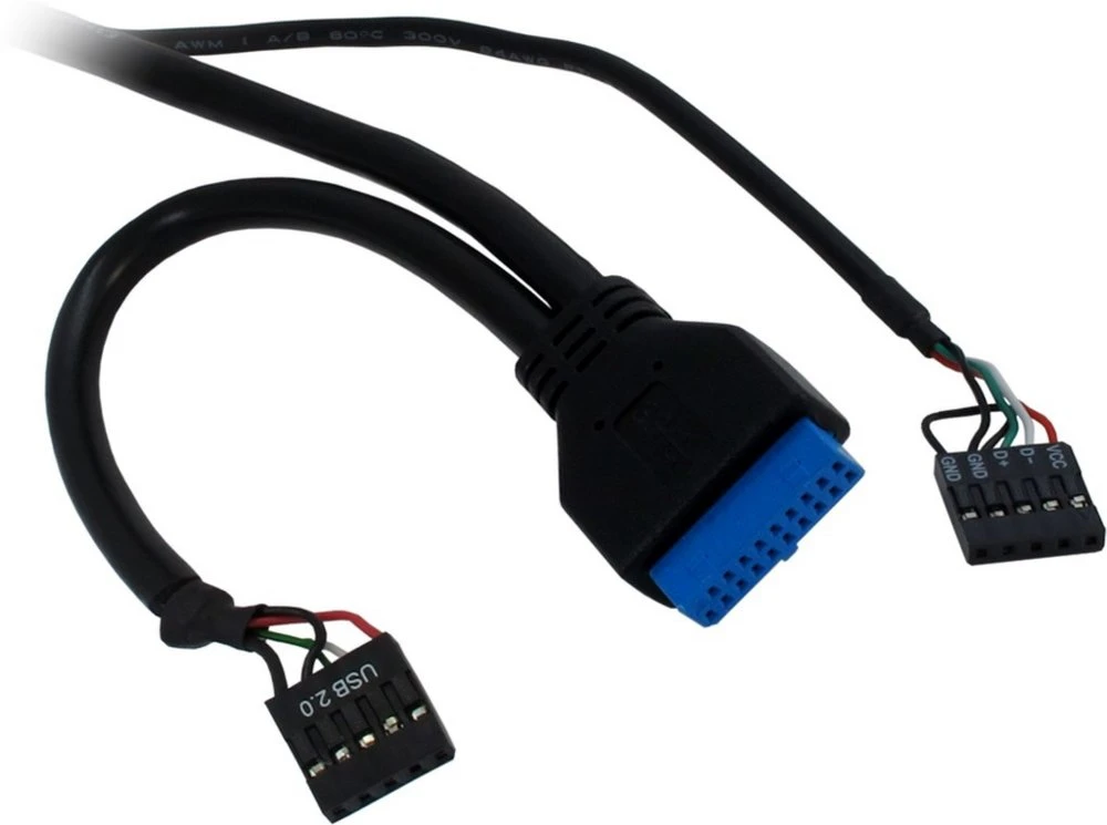 Inter-Tech CI-01 | Interne geheugenkaartlezer | USB 3.2 Gen 1 (5 Gbps) | 3.5" bay | Ondersteunt CF, SD, microSD, MS, xD | Zwart - Afbeelding 2