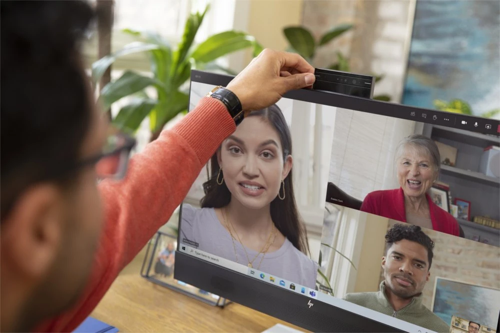 HP E24mv G4 24" | 1920x1080 IPS | 60Hz | Conferencing Monitor met Webcam, Microfoon en Speakers - Afbeelding 6