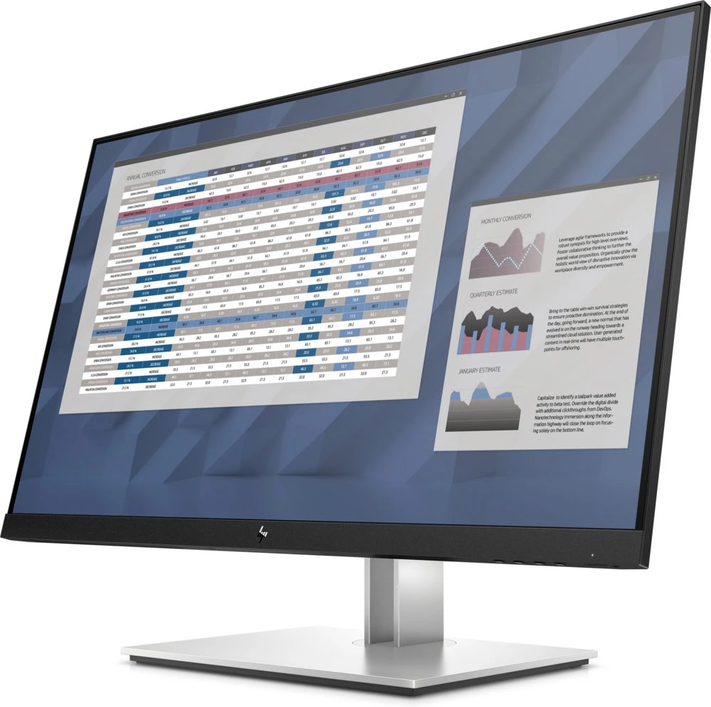 HP E-Series E27 G4 27" | 1920x1080 IPS | 60Hz | Full HD Monitor | Zwart - Afbeelding 2