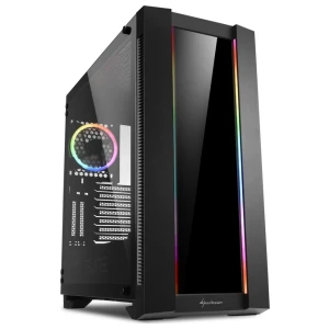 Sharkoon ELITE SHARK CA200G | Midi Tower Behuizing | Zwart