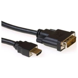 ACT AK3739 | HDMI naar DVI-D Kabel | 1 m | Zwart