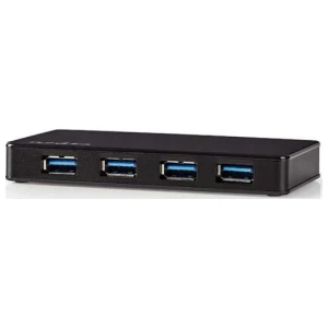 Nedis UHUBU3420BK | Interface Hub USB 3.2 Gen 1 (3.1 Gen 1) Micro-B | Zwart