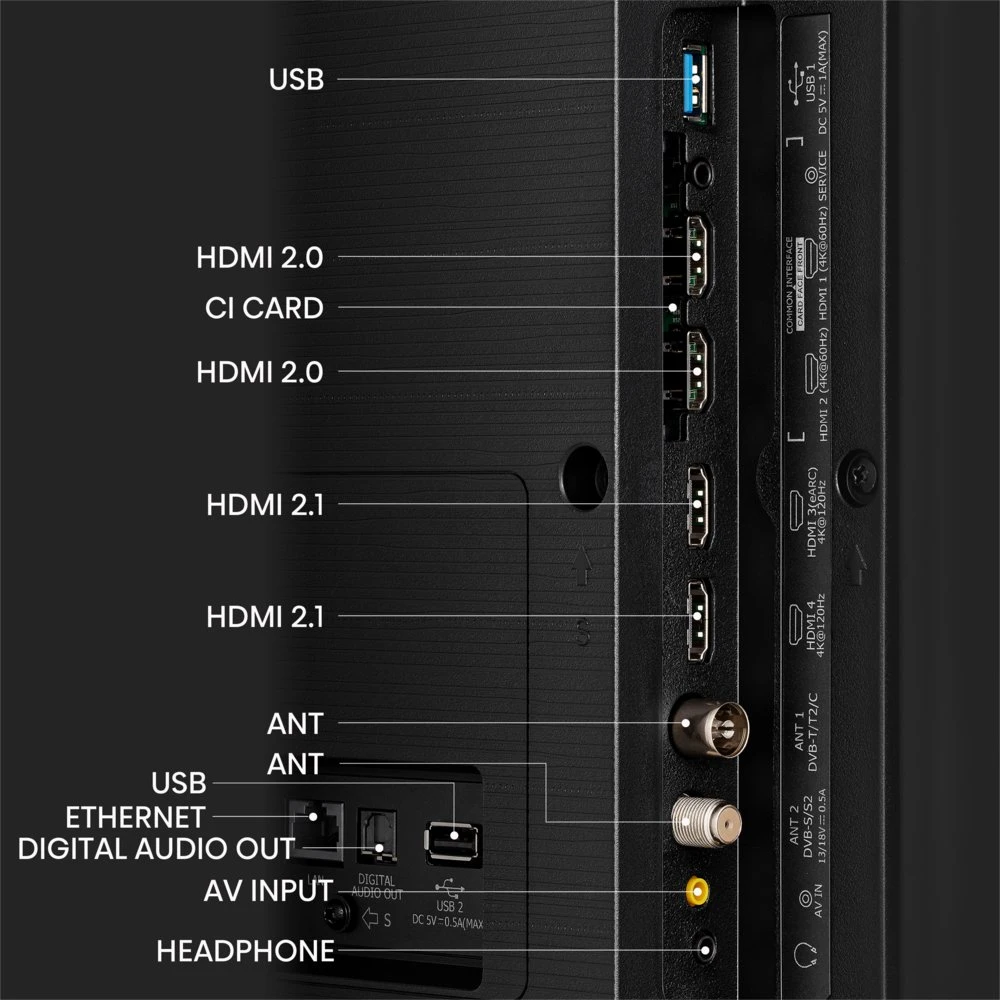 Hisense 55U79KQ | 55'' Ultra HD 4K | Mini LED Smart TV | Wifi | VIDAA | Dolby Vision | 120Hz - Afbeelding 25