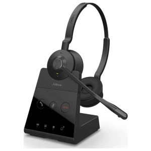 Jabra Engage 65 | Draadloze Stereo On-Ear Headset | Oplaadstation | Zwart