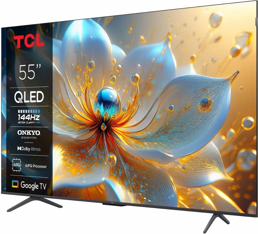 TCL 55T8C | 55" 4K Ultra HD QLED Smart TV | 120Hz | Google TV + Wifi | Dolby Vision & HDR10+ | HDMI 2.1 (2025) - Afbeelding 11