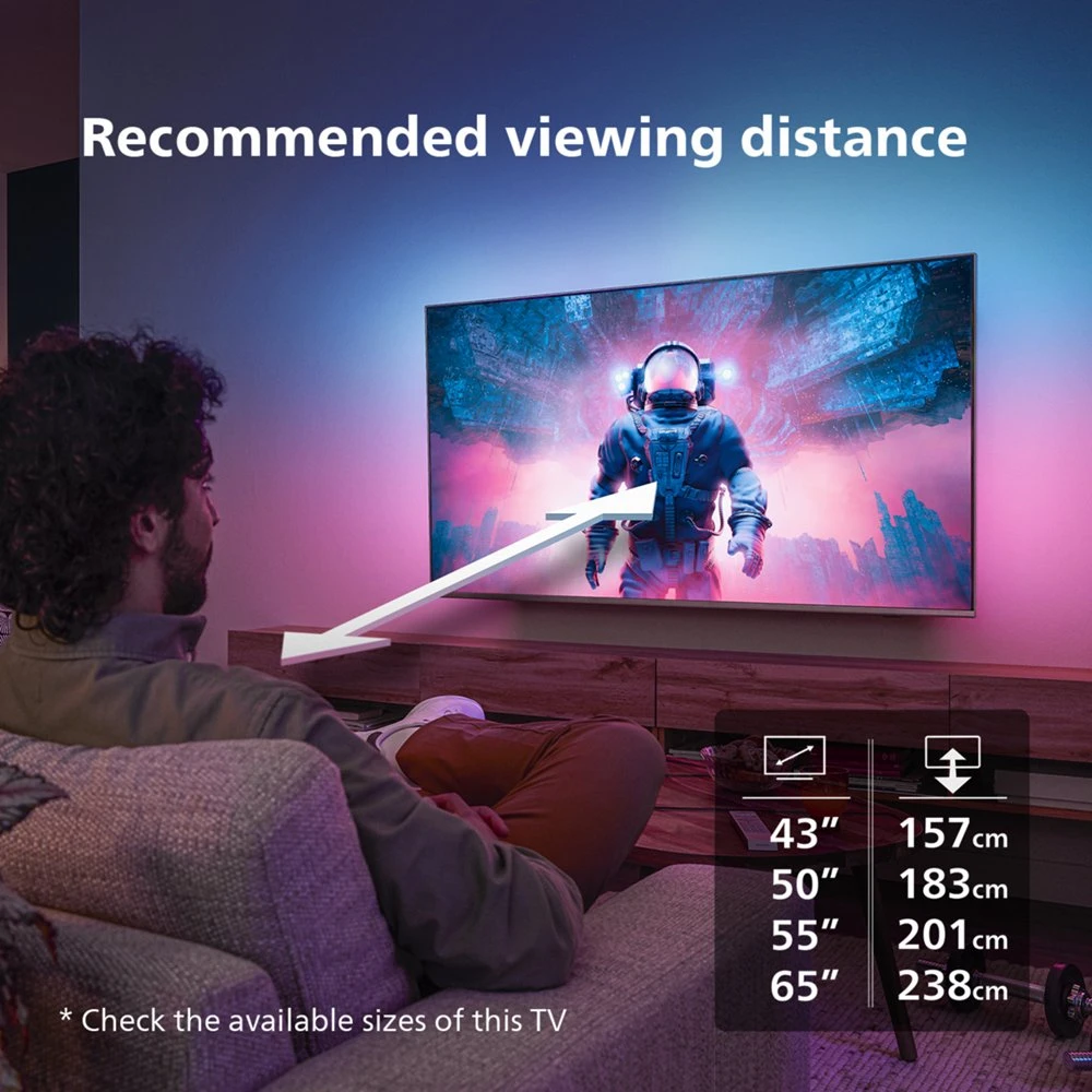Philips The One 65PUS8949/12 | 65'' Ultra HD 4K | LED Smart TV | Wifi | Titan OS | HDR10+ | 144Hz - Afbeelding 11