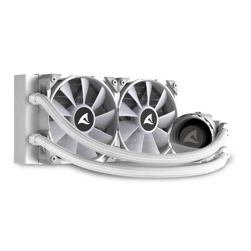 Sharkoon S80 RGB 240mm | White Edition | All-in-One CPU Waterkoeler - Afbeelding 5