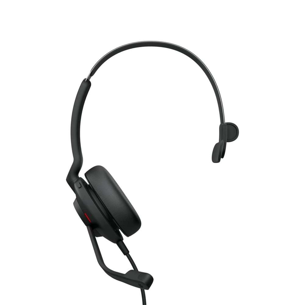 Jabra Evolve2 30 UC | Mono Bedrade On-Ear Headset USB-C | Zwart - Afbeelding 2