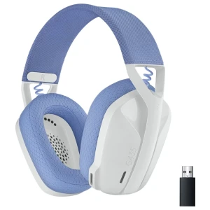 Logitech G G435 | Draadlooze Over-ear Gaming Headset | Bluetooth & USB-A Receiver | Wit/Lilac
