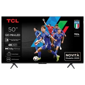 TCL 50C61KS | 50" 4K Ultra HD QD-MiniLED Smart TV | 60Hz | Google TV + Wifi | Dolby Vision | HDMI 2.1 (2025)
