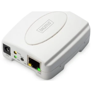 Digitus DN-13003-2 Print Server | 1x USB 2.0 | 1x RJ45 10/100 Mbps | TCP/IP, IPX/SPX, NetBEUI, AppleTalk