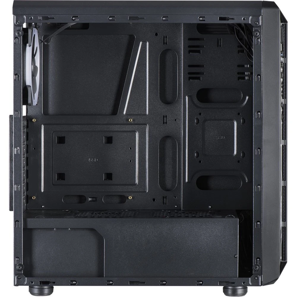Inter-Tech C-3 Saphir RGB | Midi Tower | Zwart - Afbeelding 4