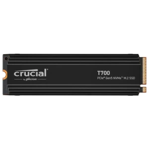 Crucial T700 | 2TB NVMe SSD | M.2 Gen5 | 12.400MB/s Lezen | 11.800MB/s Schrijven | Heatsink
