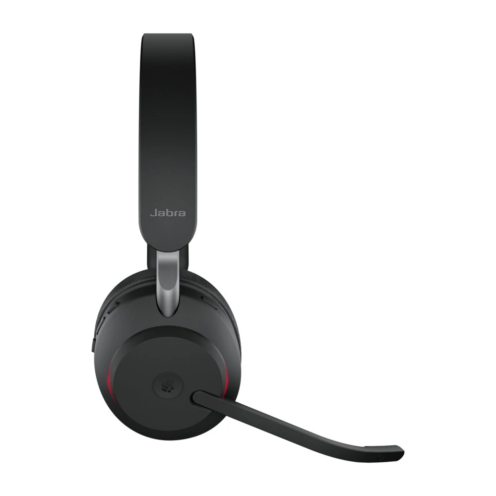Jabra Evolve 65 | Draadloze On-Ear Headset | Bluetooth | Oplaadstation | Zwart - Afbeelding 6
