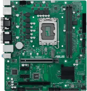 ASUS Pro H610M-C-CSM | Socket LGA 1700 | Intel H610 | 2xDDR5 | Micro-ATX | Moederbord