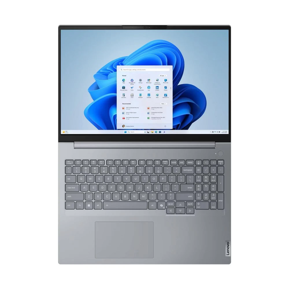 Lenovo ThinkBook 16 G8 | 16" WUXGA IPS (1920x1200) | Intel Core Ultra 5 225U | 16GB DDR5 RAM | 512GB SSD | Windows 11 Professional | Grijs - Afbeelding 10