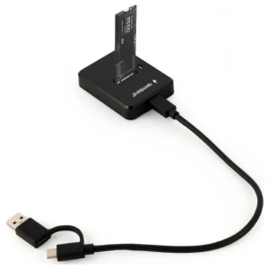 Gembird DD-U3M2 | M.2 SATA & NVMe SSD Docking Station | USB 3.2 Gen 1 Type-C