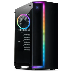 Inter-Tech S-3906 Renegade RGB | Midi Tower Case | Zwart