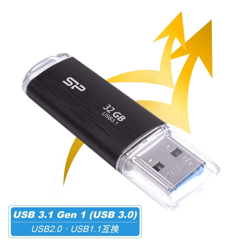 Silicon Power Blaze B02 | 32GB USB-A 3.2 Flash Drive | Zwart - Afbeelding 7
