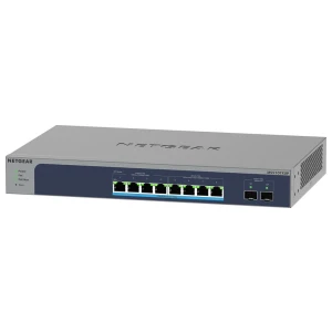 Netgear MS510TXUP-100EUS | Managed Smart Switch | 8 Poorten | Multi-Gigabit/10G Ethernet | Ultra60 PoE++ (295W) | 2x 10G SFP+ | Rackmount | Grijs
