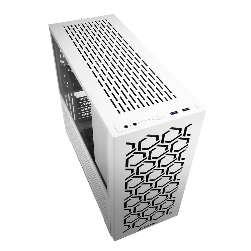 Sharkoon MS-Y1000 | Micro Tower Case | Wit - Afbeelding 3
