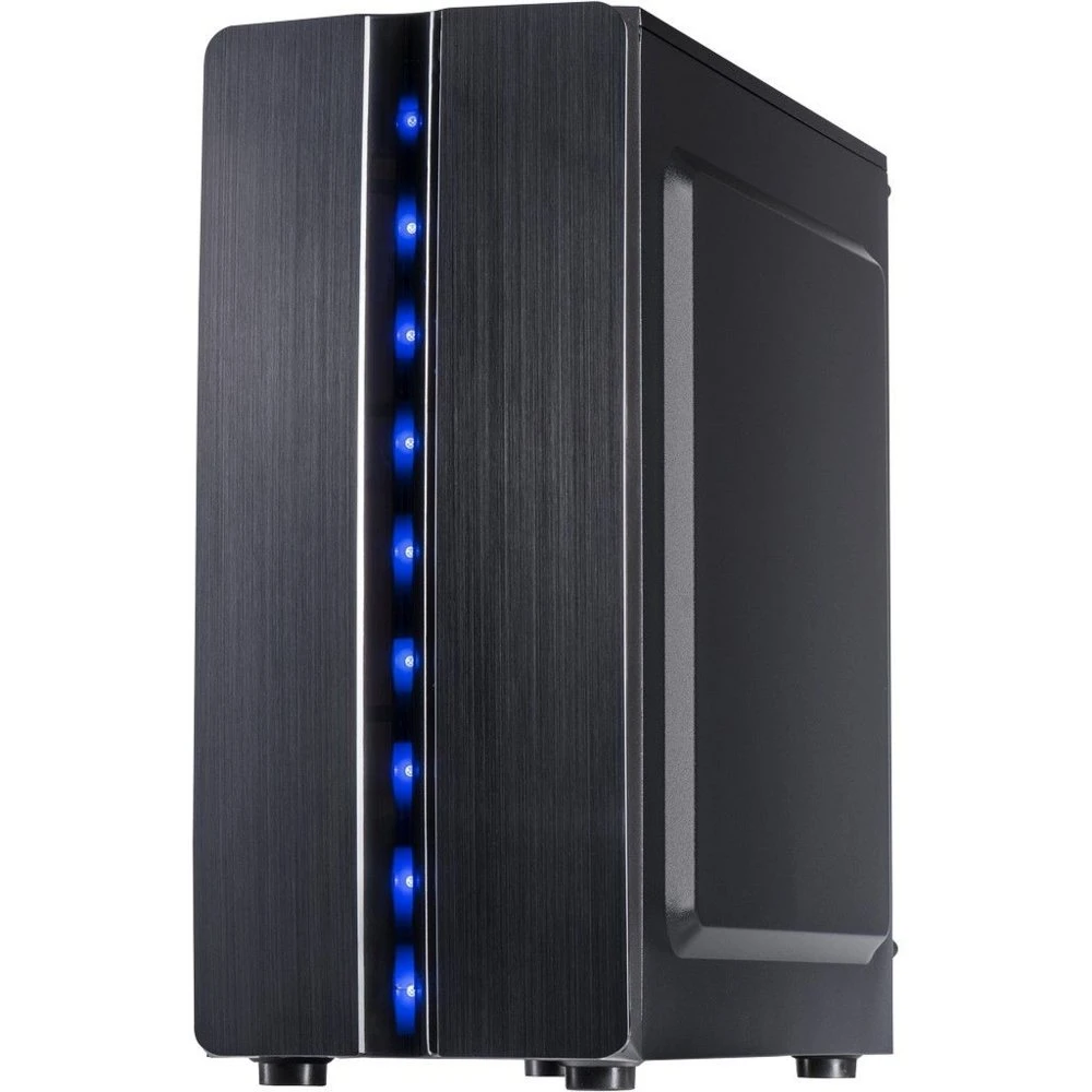 Inter-Tech Thunder Blue Light | Midi Tower Case | Zwart - Afbeelding 3