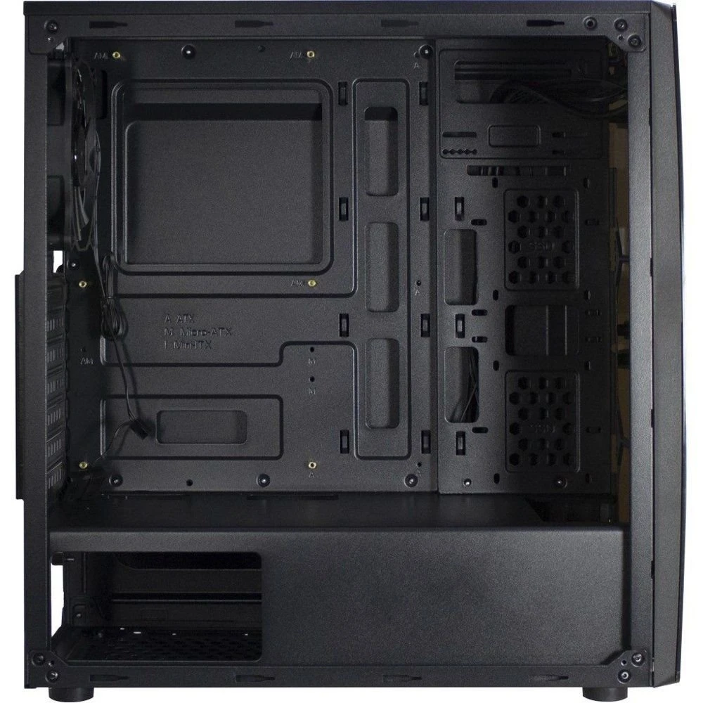Inter-Tech Thunder Blue Light | Midi Tower Case | Zwart | RENEWED - Afbeelding 7