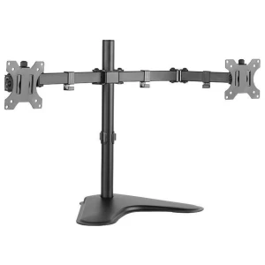 LogiLink BP0045 | Verstelbare Monitor-bureausteun | Tot 32" | Max 8kg | VESA 100x100 | 2 Monitoren