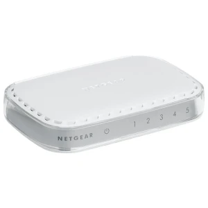 NETGEAR GS605-400PES | 5-poorts Gigabit Unmanaged Switch | Plug & Play | Energiezuinig | Wit