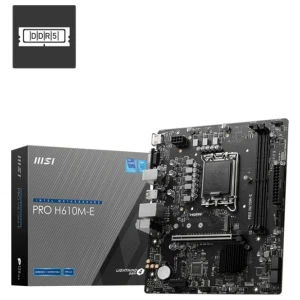 MSI PRO H610M-E | Socket LGA 1700 | Intel H610 | 2xDDR5 | Micro-ATX | Moederbord