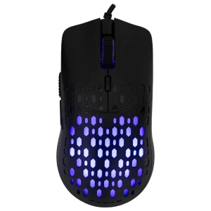 Baracuda OCTOPUS RGB | Bekabelde Gaming Muis | Rechtshandig | USB-A | 3600 DPI | Zwart