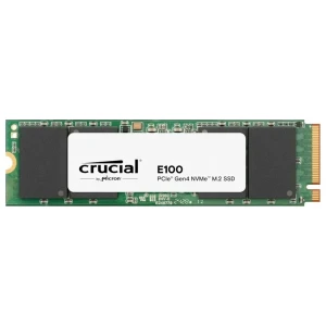 Crucial E100 | 1TB NVMe SSD | M.2 Gen4 | 5.000MB/s Lezen | 4.500MB/s Schrijven