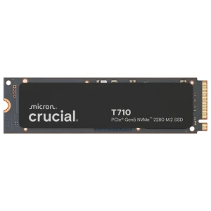 Crucial T710 | 1TB NVMe SSD | M.2 | Gen5 | 14.500MB/s Lezen | 12.700MB/s Schrijven
