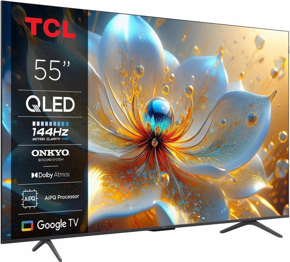 TCL 55T8C | 55" 4K Ultra HD QLED Smart TV | 120Hz | Google TV + Wifi | Dolby Vision & HDR10+ | HDMI 2.1 (2025) - Afbeelding 12