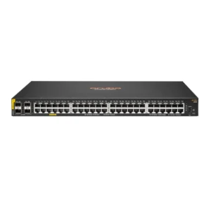 Aruba 6000 48G | Managed L3 Switch | 48x Gigabit PoE+ | 4x SFP | 370W PoE-budget | 1U Rackmount