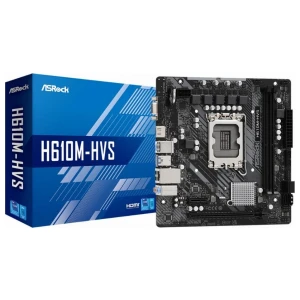 Asrock H610M-HVS Intel H610 | Socket LGA 1700 | Intel H610 | 2xDDR4 | Micro-ATX | Moederbord