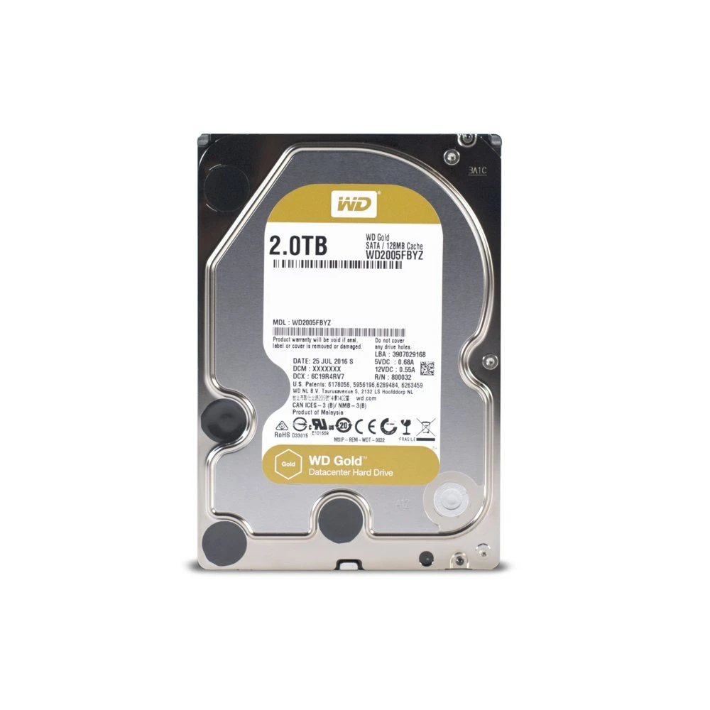 Western Digital Gold HDD 3.5" | 2TB SATA III | 7200RPM - Afbeelding 3
