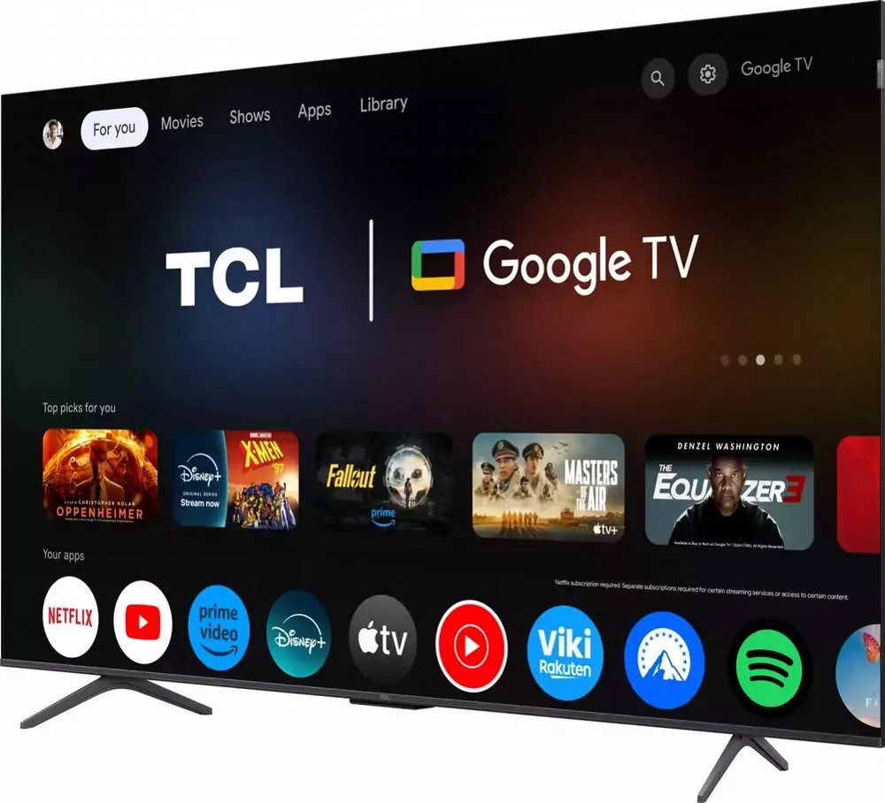 TCL 65T8C | 65" 4K Ultra HD QLED Smart TV | 120Hz | Google TV + Wifi | Dolby Vision | HDMI 2.1 (2025) - Afbeelding 11