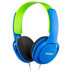 Philips Kinderheadset SHK2000 | Bedrade On-ear Headset 3.5mm Connector | Blauw & Groen