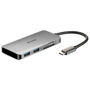 D-Link DUB-M610 | Docking Station & Poortreplicator | USB-C 3.2 Gen 1 | Aluminium/Zwart