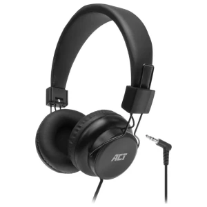 ACT AC9300 | On-Ear Bedrade 3,5mm Koptelefoon | Zwart