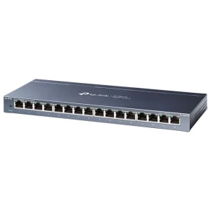TL-SG116E | 16-poorts Gigabit Easy Smart Switch | QoS/VLAN/IGMP Snooping | Plug-and-play | Metalen behuizing