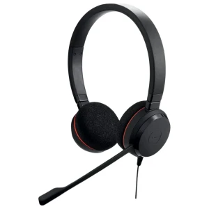 Jabra Evolve 20 MS Duo | Bedrade On-ear Mono Headset | Zwart
