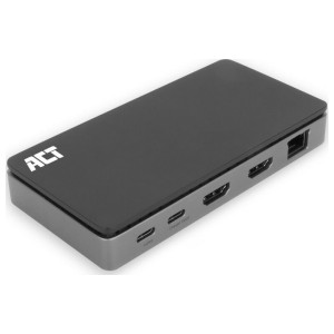 ACT AC7093 | USB-C 4K Docking Station | 2x HDMI + Ethernet + USB-C/USB-A + PD | 1m Kabel | OPEN BOX