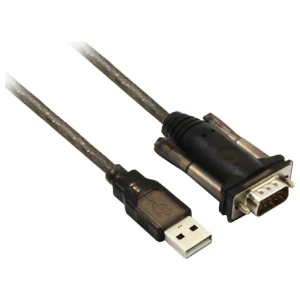 ACT AC6000 | Seriële Kabel | USB-A naar DB-9 | 1,5 m | Zwart