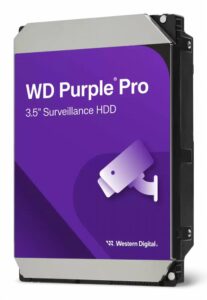 WD Purple Pro WD122PURP | 12TB Surveillance HDD | 7200 RPM | 512MB Cache | SATA III | 3.5"
