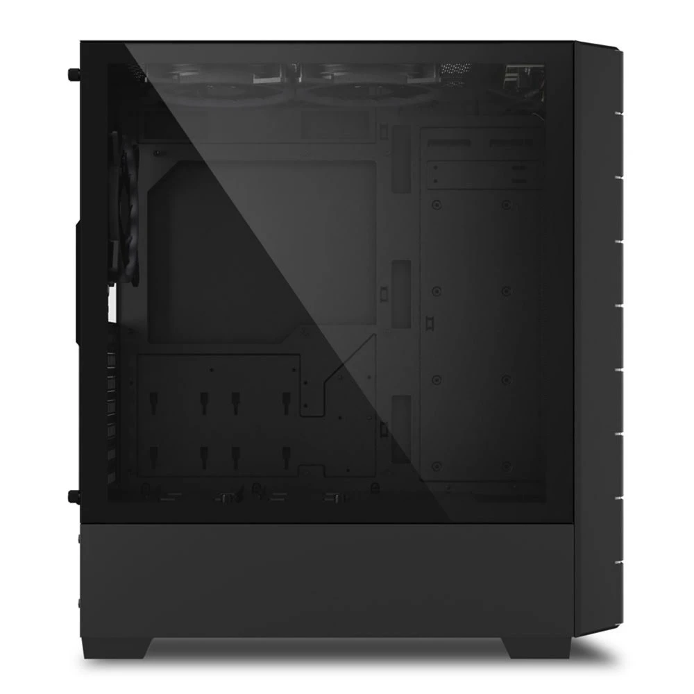 Sharkoon RGB HEX | Mid Tower Behuizing | Zwart | Met RGB-verlichting - Afbeelding 4